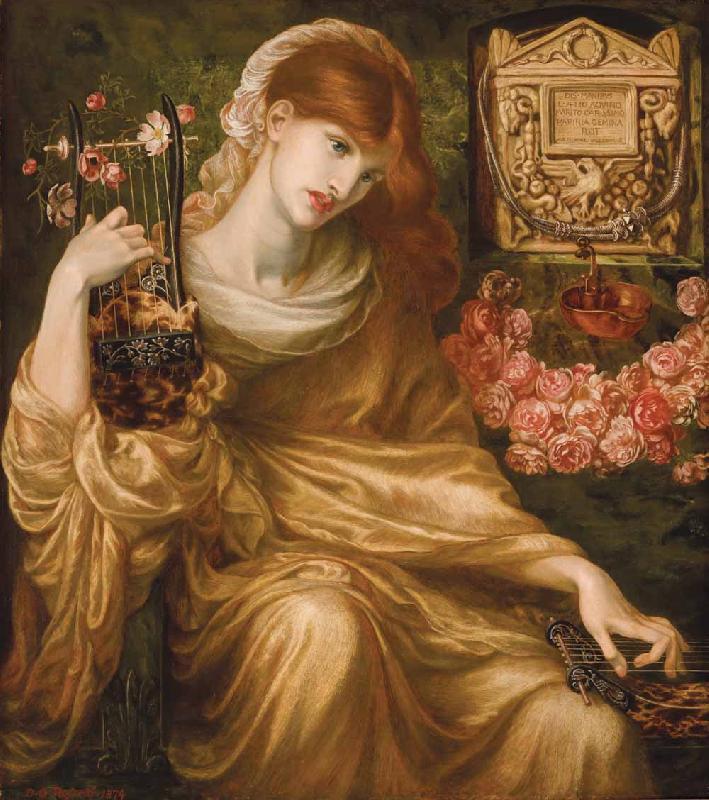 Dante Gabriel Rossetti La viuda romana